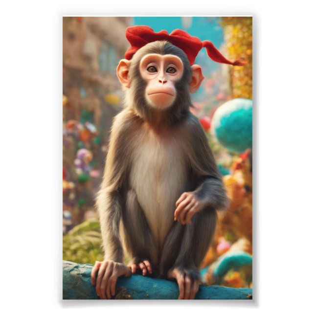 Poster du Singe mignon (Devant)