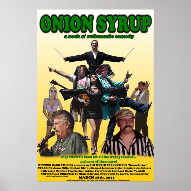 Poster du sirop d'oignon (Devant)