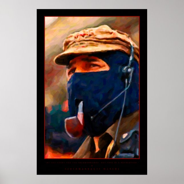 Poster du sous-commandant Marcos (Devant)