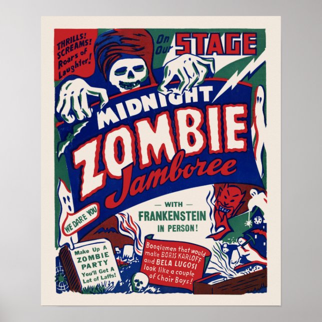 Poster du spectacle Zombie Jamboree Spoee de minui (Devant)