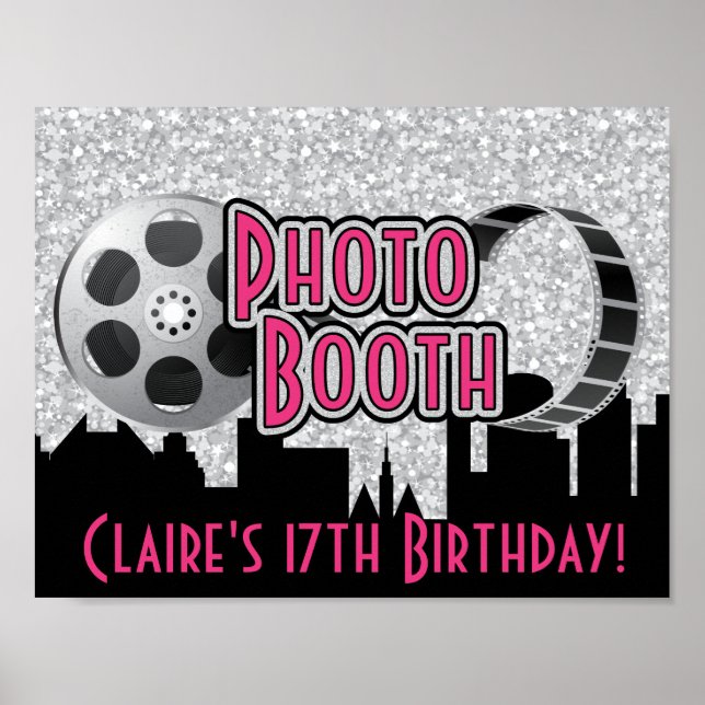 Poster du stand photo de la partie Hollywood (Devant)