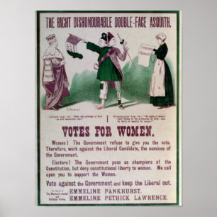 Poster du suffrage féminin