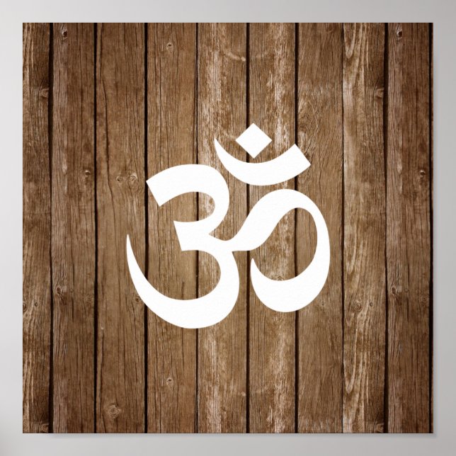 Poster du symbole Om (Devant)