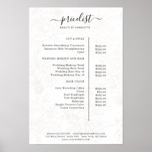 Poster du tarif Floral Patal
