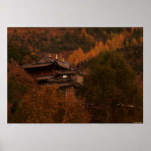 Poster du temple bouddhiste
