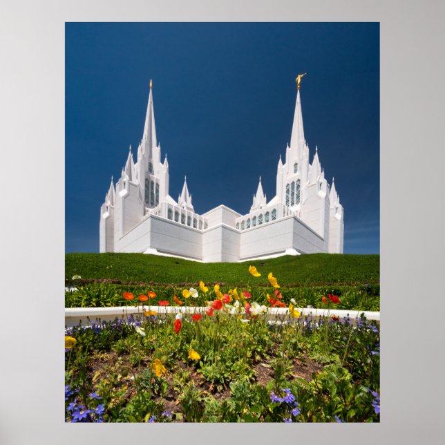 Poster du temple San Diego LDS (Devant)