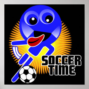 Poster du temps de football