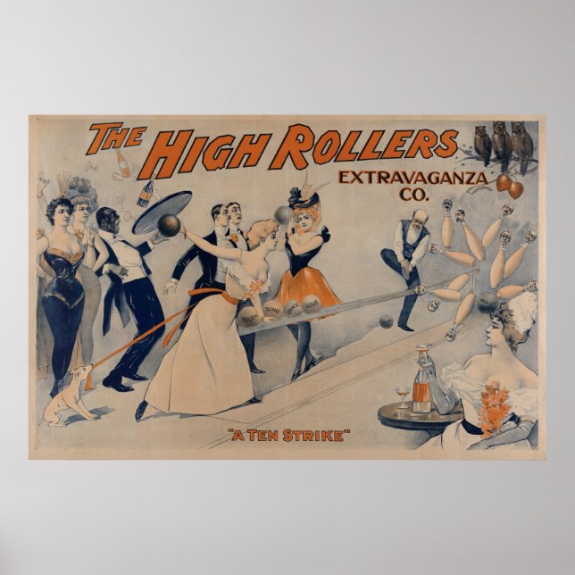 Poster du Théâtre High RollersBowling Party (Devant)