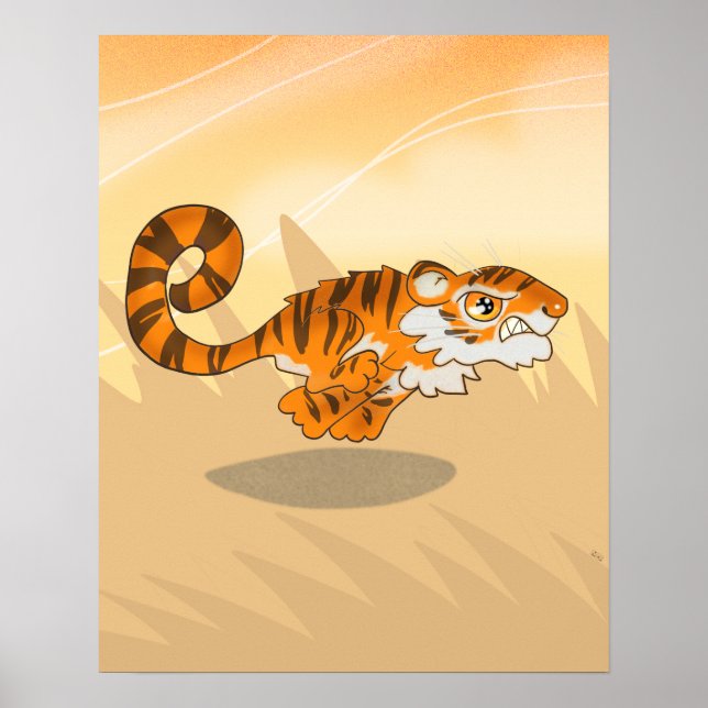 Poster du tigre englobant (Devant)