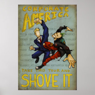 Poster du Tour de l'Amérique d'entreprise