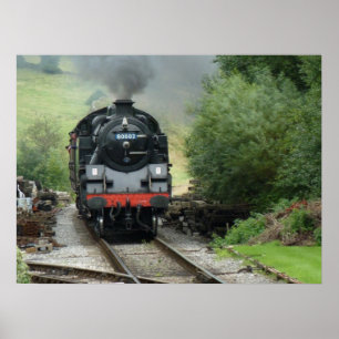 Poster du train du moteur à vapeur