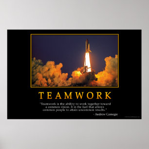 Poster du travail d'équipe