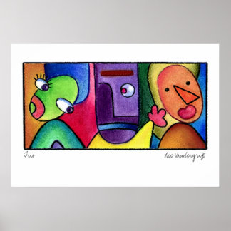Poster du Trio par Lee Vandergrift