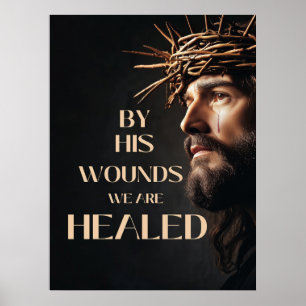 Poster du Vendredi Saint   "Par Ses Blessures, Nou