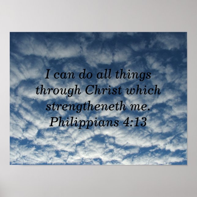 Poster du verset de la Bible philippins 413, affic (Devant)