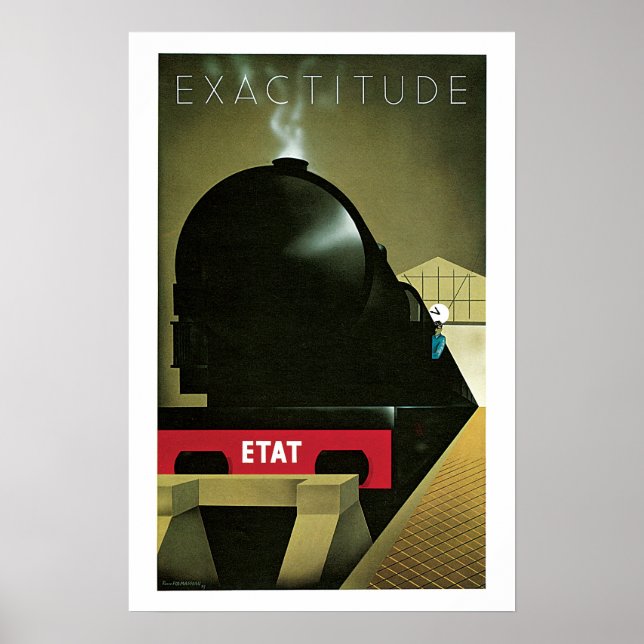 Poster du Vintage voyage d'Exactitude Train (Devant)