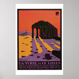 Poster du Vintage voyage du tourisme