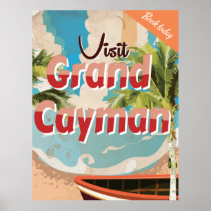 Poster du Vintage voyage Grand Cayman
