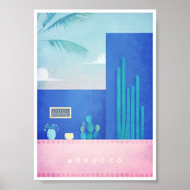 Poster du Vintage voyage marocain (Devant)