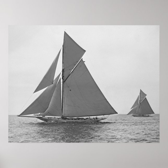 Poster du voilier Vigilant 1893 (Devant)