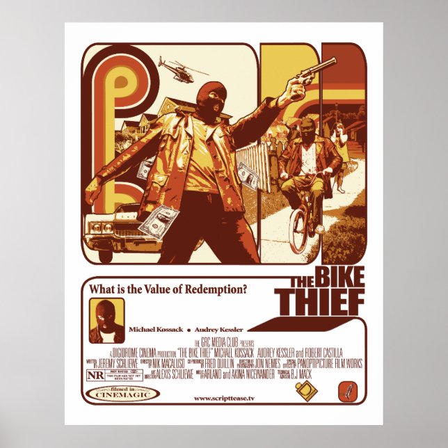 Poster du voleur de vélos (Devant)