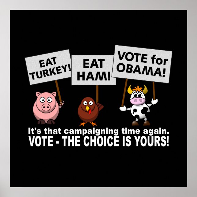 Poster du vote Obama (Devant)