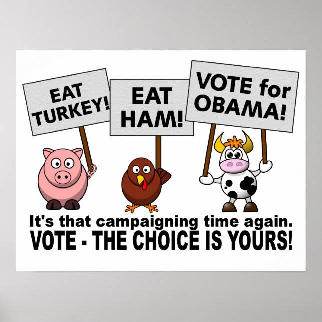 Poster du vote Obama (Devant)