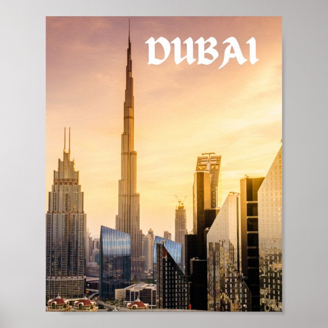 Poster Dubaï  (Devant)