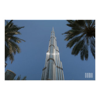 Poster Dubaï EAU Burj Khalifa
