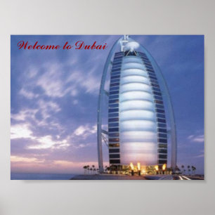 Poster Dubaï, Émirats arabes unis