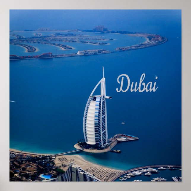 Poster Dubaï Émirats arabes unis Burj Al Arab (Devant)