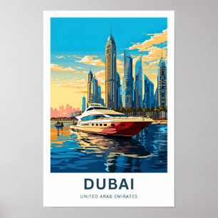 Poster Dubaï Émirats arabes unis Imprimer