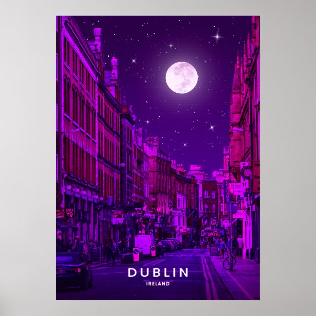 Poster Dublin City (Devant)