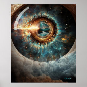 Poster Dubman Designs : Œil de Dieu, Rivière d'Espoir
