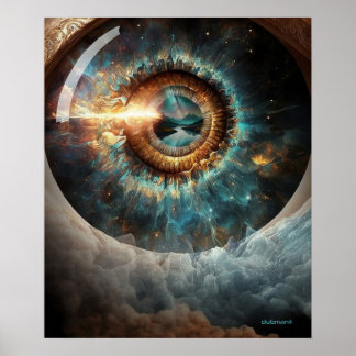 Poster Dubman Designs : Œil de Dieu, Rivière d'Espoir