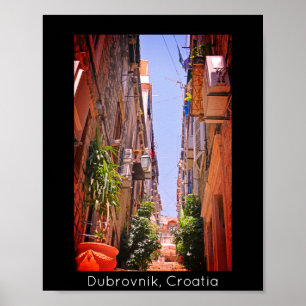 Poster Dubrovnik à l'intérieur des murs de la vieille vil