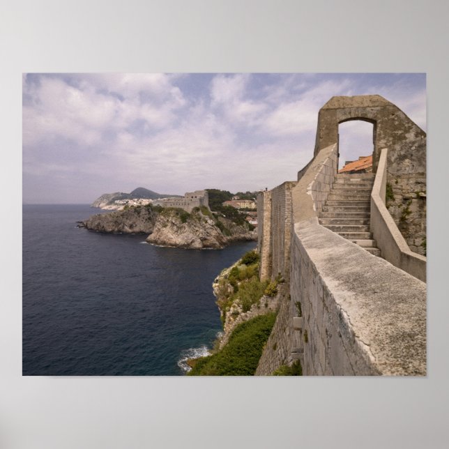 Poster Dubrovnik, Croatie (Devant)