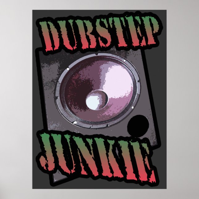 Poster Dubstep junkie (Devant)