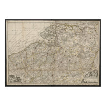 Duché de Brabant avec les provinces adjacentes Car