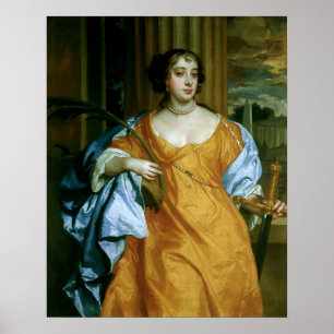 Poster Duchesse de Barbara Villiers de Cleveland