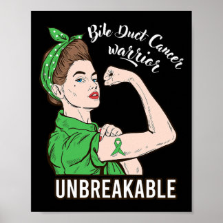 Poster Duct Cancer Guerrier Incassable Femmes fortes Surv