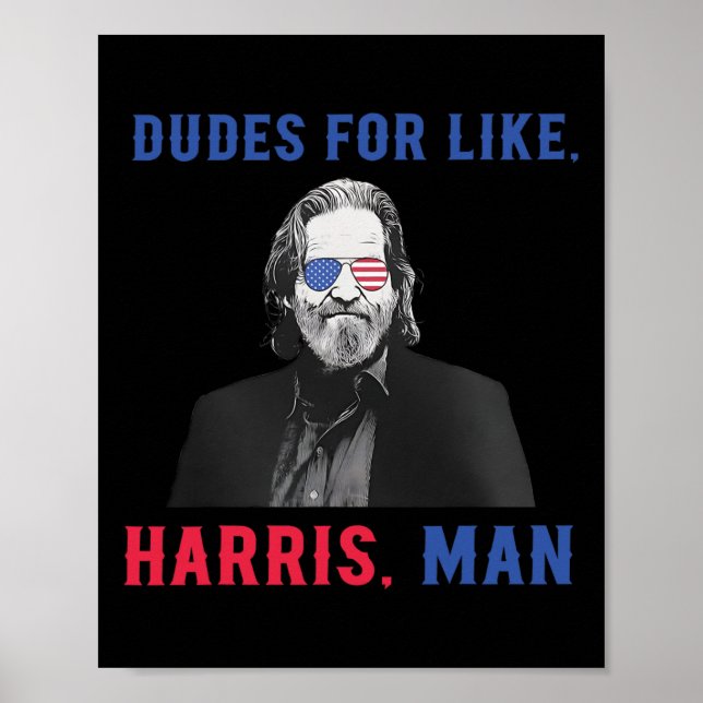 Poster Duds Pour Comme Harris Kamala Harris Pour Présiden (Devant)