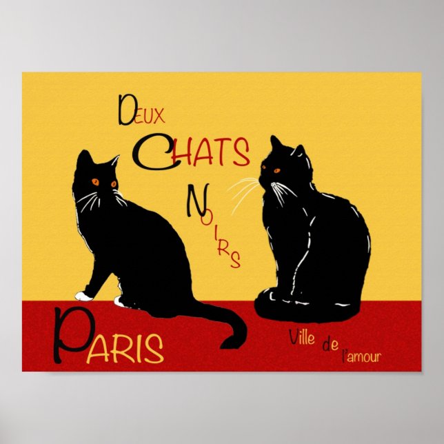 Poster Duex Conversations Noirs (Devant)