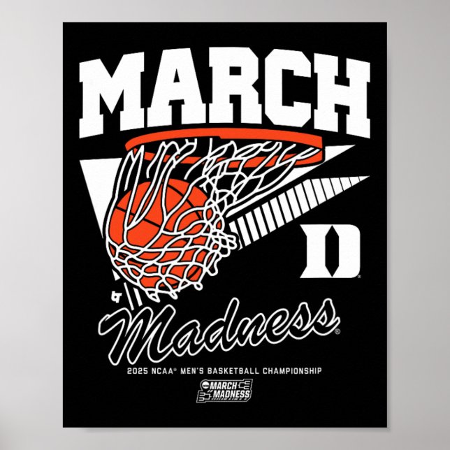 Poster Duke Sketll - 2025 March Madness Sketll - Ncaa  (Devant)