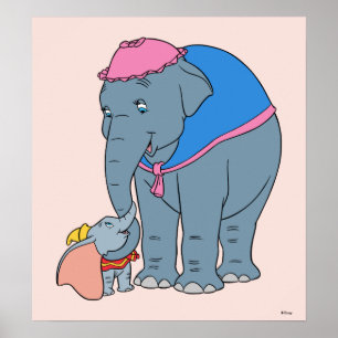 Poster Dumbo et sa mère