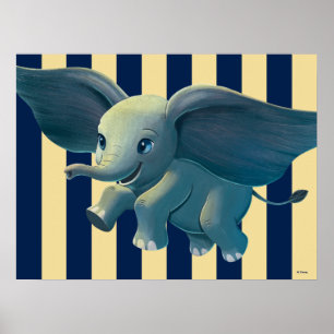 Poster Dumbo  L'Art Peint Dumbo Volant