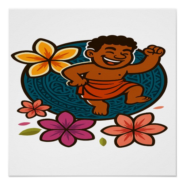 Poster Dumi Happy Dancer (Devant)