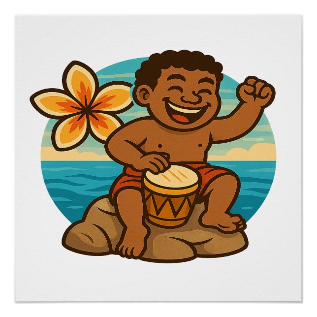 Poster Dumi Océan Batteur (Devant)