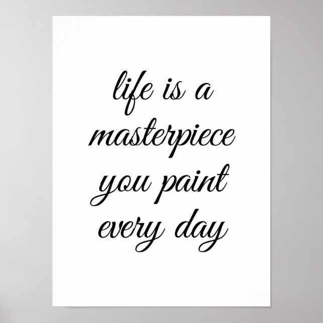 Poster d'un chef-d'oeuvre (Devant)