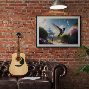 Poster d'un colibri